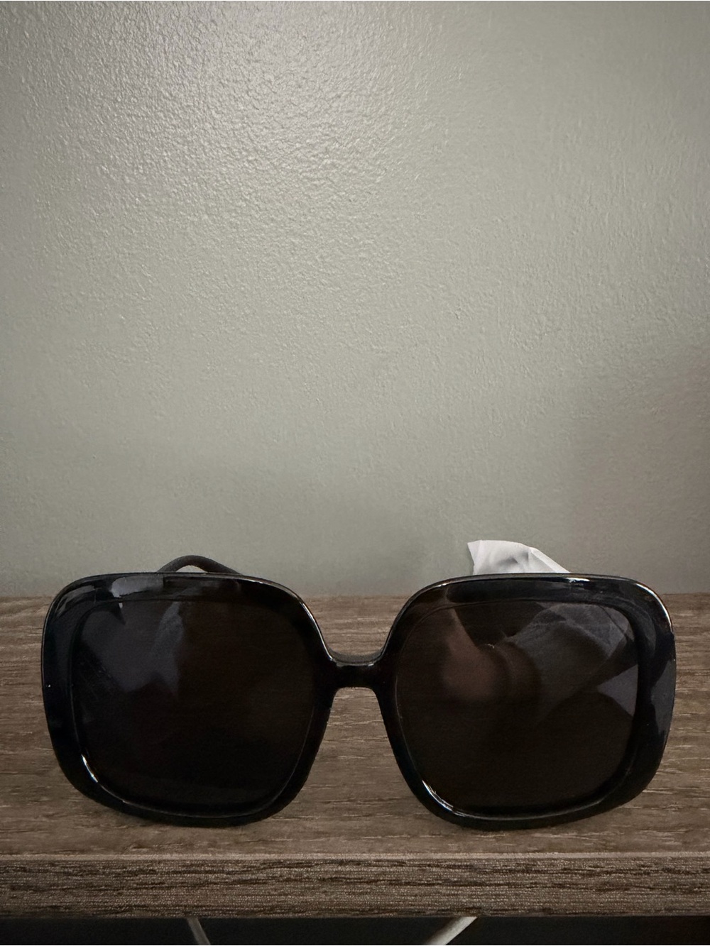 Oversized Women's Sunglasses - Black